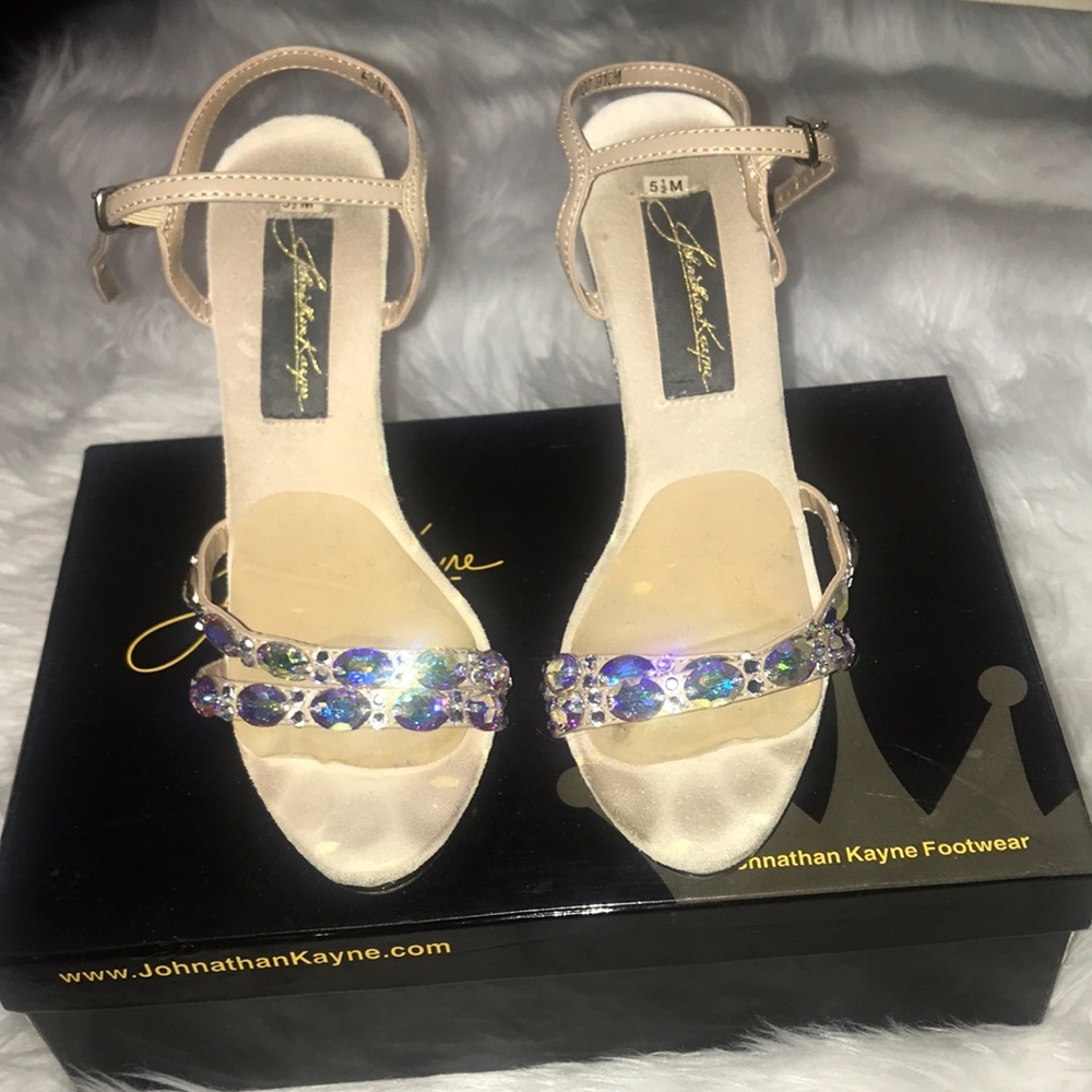 Rhinestone pageant heels